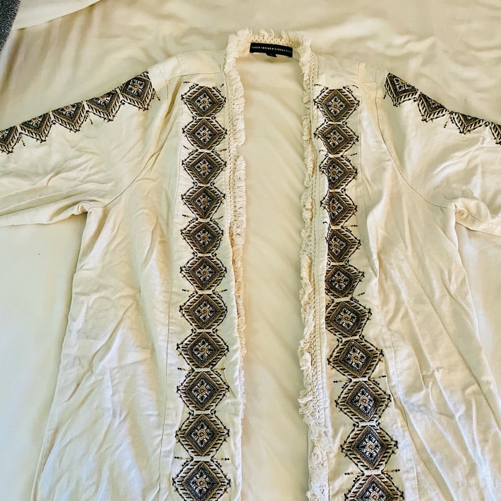 Boho style Torrid jacket with out buttons